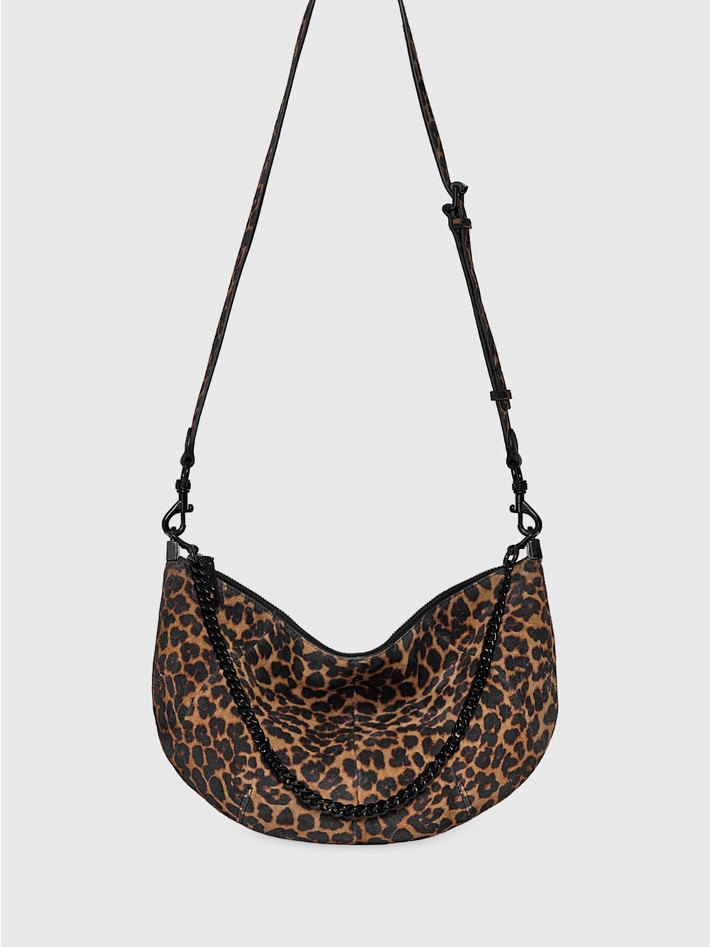 Rebecca Minkoff Leopard Suede Crossbody Bag - Picture 2 of 4